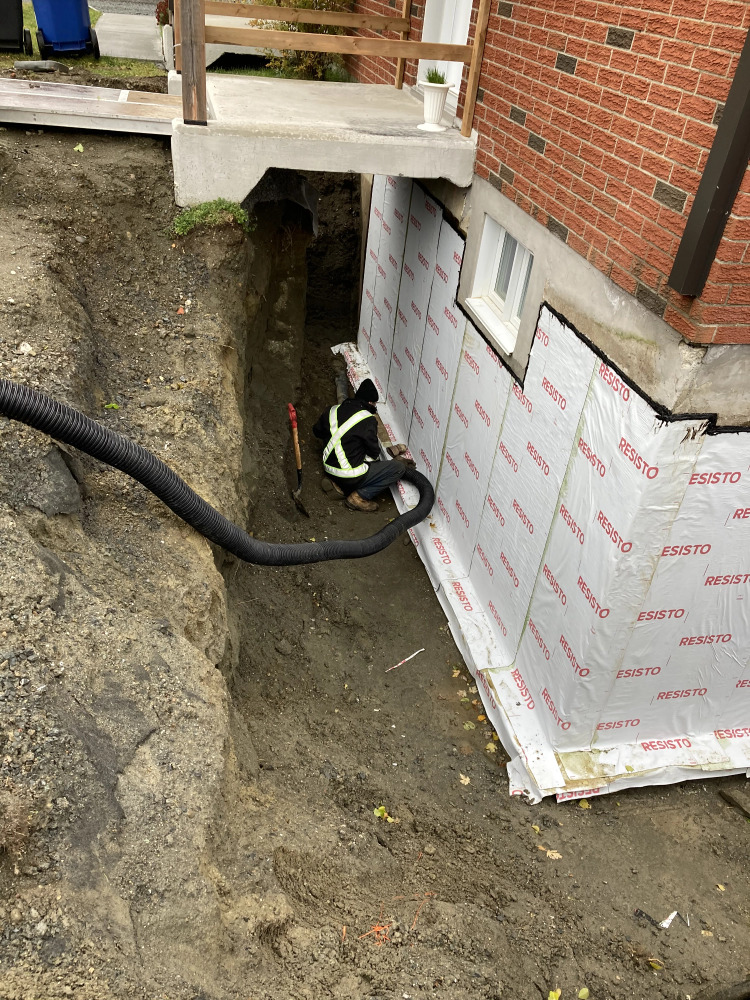 Installation drainage