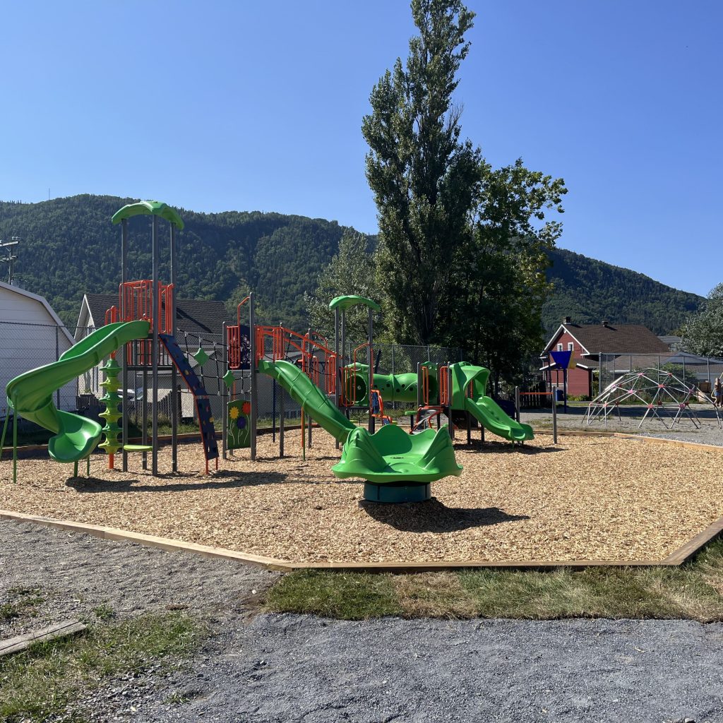 Préparation de terrain pour module de jeux